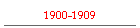 1900-1909