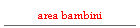 area bambini