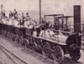 Locomotiva e passeggeri della linea  Stockton -Darlington