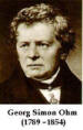 Georg Simon Ohm (1789 1854)